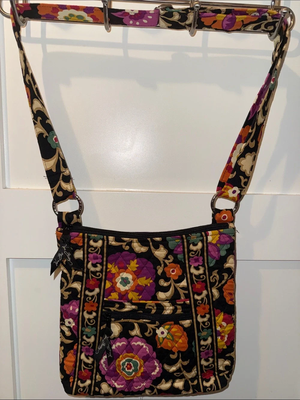 Vera Bradley Hipster Crossbody in Suzani EUC